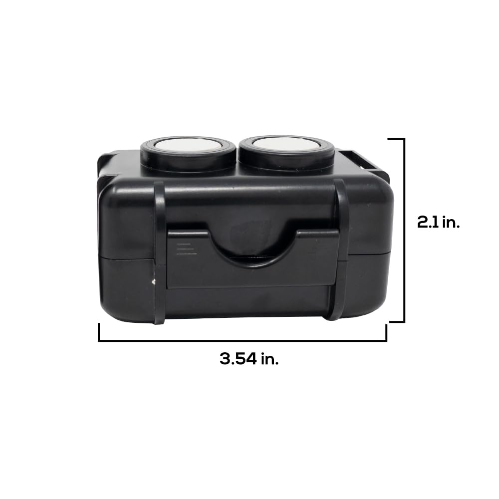 OPTIMUS Waterproof Twin Magnetic Case 2.0 for GPS Tracker | GPS Tracker not Included