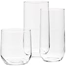 AmazonBasics 18-Piece Glassware Set