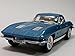 Kinsmart 1963 Powder Blue Chevy Corvette Stingray Hardtop 1/36 Scale Diecast Car