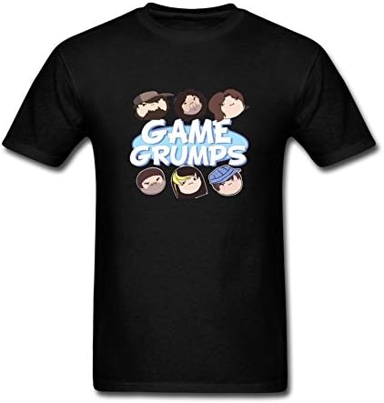 Men's Game Grumps Team Logo T Shirts Black XL
