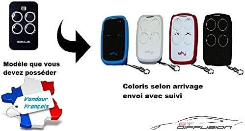 Genius TX4 Remote Control replaced by the Why Evo 2017 – Free Delivery in UK – 280 MULTI Frequency 868 MHz for Code Fixed and Rolling Code – For Gate Or Garage Door
