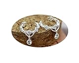 bestwishes2u Cute Without Pierced Ear Bone Folder Punk Fashion Ear Cuff Wrap Rhinestone Cartilage Clip On Earring Non Piercing Jewelry