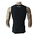 Compression Tank Top (Black - M) Men's Muscle Running Base Layer Sleeveless Sports Tee