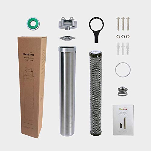 Hansing 1" FNPT Whole House Descaler Water Conditioner, Alternative Water Softener - Reduce Scale and Chlorine for Heater, Shower Head, Dishwasher, Kitchen Sink and Laundry - Thumbnail 6