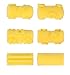 Carykon Artist Studio Sponge Painters Paint Rollers, set of 6 (6 rollers-Pattern)