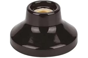 Cenroelon Porcelain Ceramic Lamp Holder DIY, E27 Light Base Fixture Easy to Install, Led Light Fitti Fitting for Bedroom