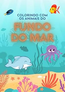Livro Livro para Colorir - Animais do Fundo do Mar
