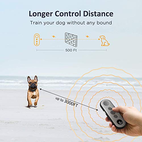 PATPET Dog Training Collar with 3 Safe Training Modes, Rechargeable