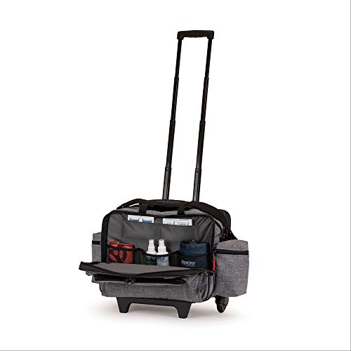 Hopkins Medical Products Antimicrobial Rolling Medical Bag for Nurses