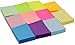 4A Sticky Notes,1 1/2 x 2 Inches,Small Size,The Adhesive On Shorter Side,Neon Assorted,Self-Stick Notes,100 Sheets/Pad,24 Pads/Box,4A 301x24