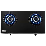 VEVOR 28-inch Gas Cooktop, 2 Burners Gas Stove