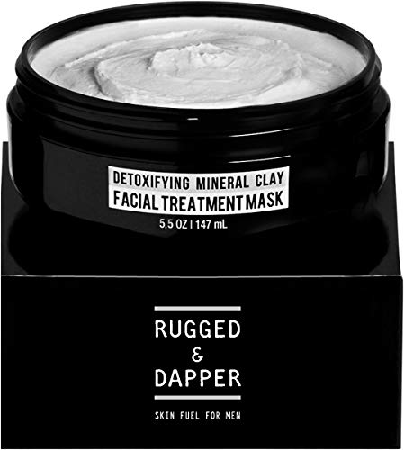RUGGED & DAPPER Detox and Acne Face Mask for Men, 5.5 Oz