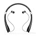 Bluetooth Headset Bluetooth Headphone Wireless Neckband Design with Retractable Earbud for iPhone, Android, Other Bluetooth Enabled Devices