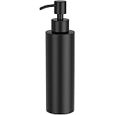 ARKTEK Matte Black Soap Dispenser Stainless Steel 11.8 OZ - Liquid Hand Lotion Dispenser Decor Refillable Dishwashing Soap Dispenser for Kitchen Bathroom Countertops