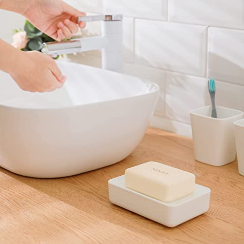 Natural Bar Soap for Men & Women, Organic Vegan Cold Pressed 3 Pack Handmade Bath Soap with Lavender Essential Oils for Shower Hand Facial Clean Moisture Sensitive Body Skin Care Products