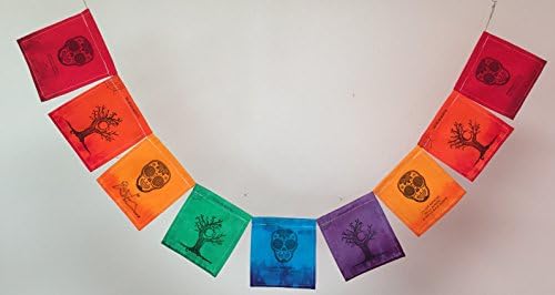 Day of the Dead Prayer Flag. All proceeds to families in Mexico. Free domestic shipping.