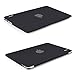 MacBook Air 11-inch Case, iXCC Smooth Finish Soft-Touch Plastic Hard Shell Case [2 in 1] with Keyboard Cover [Models: A1465 / A1370] - Black