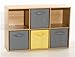 ClosetMaid 18711 Cubeicals Fabric Drawer, Yellow, 2-Pack