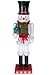 Clever Creations Snowman 15 Inch Traditional Wooden Nutcracker, Festive Christmas Décor for Shelves and Tables