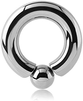 Surgical Steel Screw-in Ball Ring - 6mm 12mm