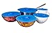 Kitchen + Home Silicone Suction Lids and Food Covers - Set of 5 - Fits various sizes of cups, bowls, pans, or containers!