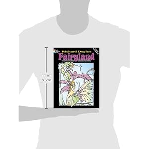 Fairyland Stained Glass Coloring Book (Dover Stained Glass Coloring Book)