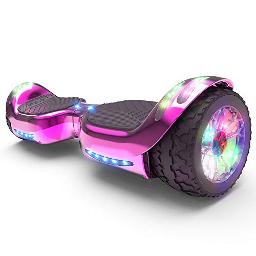 HOVERSTAR Hoverboard AllTerrain LED Flash Wheel with Bluetooth Speaker