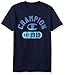 Champion Men's Classic Jersey Graphic T-Shirt, Navy/Gym Fade, Medium