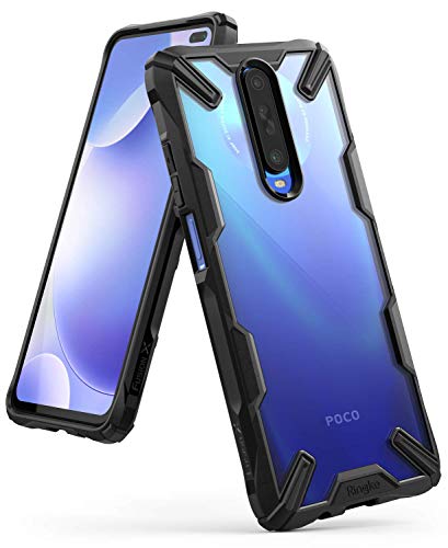 Ringke Fusion-X Military Drop Tested Case Back Cover with Hard PC Back TPU Bumper Impact Resistant Protection for Poco X