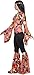 Smiffys Women Willow the Hippie Adult Sized Costume, Multi-colour, M - US Size 10-12