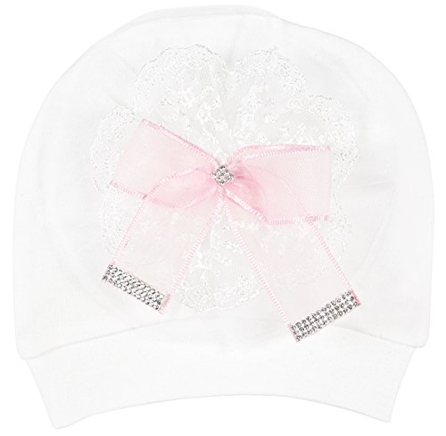 Lilax Baby Girl Jewels Crown Layette 3 Piece Gift Set 3-6 Months Pink