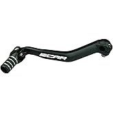 SCAR Folding Gear Shift Lever Shifter Pedal Forged Compatible with Yamaha YZ YZX 125 250 YZ125 YZ250 05-26 Fantic XX XE 125 250 22-26 - Black