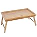 Bed Tray Table with Folding Legs,Serving Breakfast in Bed or Use As a TV Table, Laptop Computer Tray, Snack Tray with 100% Natural Bamboo by Artmeer