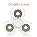 Moopai The Anti-Anxiety Fidget Spinner Helps Focusing Fidget Toys Premium Quality EDC Focus Toy for Kids & Adults Best Stress Reducer Relieves ADHD Anxiety and Boredom (White)