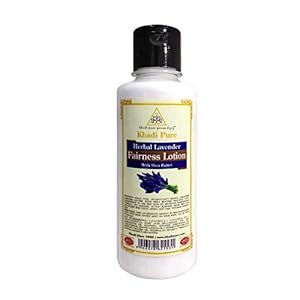 Khadi Pure Herbal Lavender Fairness Lotion With Sheabutter, 210 ml