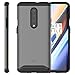 OnePlus 7 Pro Case, TUDIA Slim-Fit HEAVY DUTY [MERGE] EXTREME Protection / Rugged but Slim Dual Layer Case for OnePlus 7 Pro (2019) (Metallic Slate)