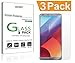 for LG G6 / LG G6 Plus Screen Protector, [3 Pack] RKINC [Tempered Glass] [Case Friendly] [Anti-Scratch] [0.3mm 9H 2.5D] Ultra-Clear Tempered Screen Protector Film for LG G6 2017-3Pack