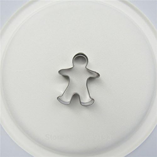 GRACE MARKET, Mini Little Man Shaped Cake Cookie Biscuit Baking Molds,Cartoon Person Cake Decorating Fondant Cutters Tools,