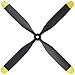 E-flite Propeller 4 Blade 10.5 x 8 P-51D 1.2m- EFLP105084BL Propellers Electric Plane