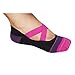 Lupo Women's Striped No Slip Yoga Socks
