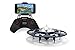 UDI U845 Voyager WiFi FPV UFO HexaCopter RC Drone with Real-time Aerial Photography 720P HD Camera App Controllable by Smart Devices