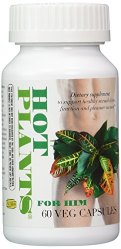 Enzymatic Therapy Hot Plants Vegetarian Capsules, for Him - 60 Ea