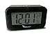 Travelwey Night-Time Digital Alarm Clock for Bedrooms, Visible at Night, Snooze, Temperature, Date, Two USB Charging Ports, Black