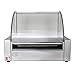 Ridgeyard 1260W Commercial 24 Hot Dog Maker 9 Roller Grilling Machine Non Stick Stainless Steel W/Cover Dual Temperature Controls