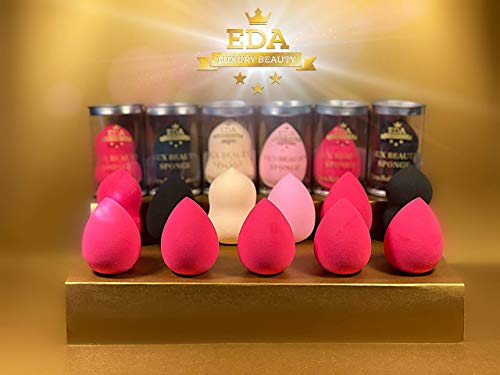 EDA LUXURY BEAUTY BLACK LUXE BEAUTY SPONGE Super Soft Makeup Blender Contour Sponge Gourd Shape Foundation Concealer Liquid Cream Powder 100% Vegan Non Latex 4 EDA LUXURY BEAUTY BLACK LUXE BEAUTY SPONGE Super Soft Makeup Blender Contour Sponge Gourd Shape Foundation Concealer Liquid Cream Powder 100% Vegan Non Latex