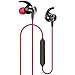 COOSII S7 Bluetooth Headphones, Wireless in Ear Earbuds with Mic and Magnetic Connection Sweatproof Earphones for Cell Phones Sport Running Workout Gym (Red)