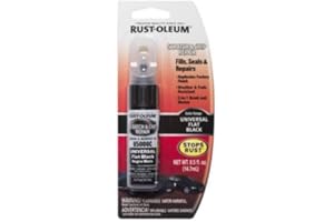 Rust-Oleum Automotive Scratch and Chip Repair Marker, Universal Flat Black 0.5 Fl Oz (Pack of 1)