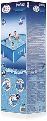 Bestway Steel Pro Metal Frame Swimming Pool Family Above Ground Outdoor Garden view 14
