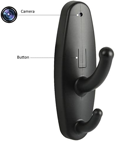 Hidden Hanger Camera, Hanpeng, HD Clothes Hook Spy Camera with Mini Coat Hanger Motion Detection Hidden Cameras for Hotel Room Baby Bedroom