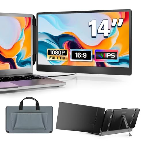 Domyfan 14 inch FHD 1080P Portable Monitor